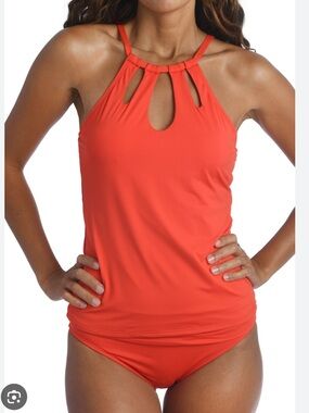 La Blanca two piece swimsuit in PPK